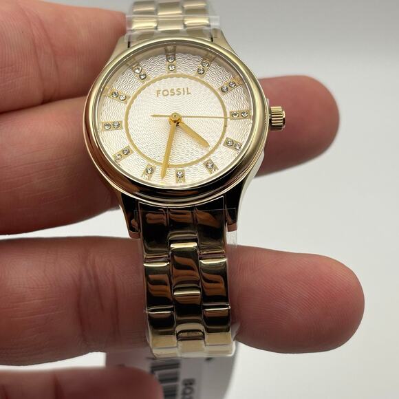 Fossil BQ3916 Women’s Modern Sophisticate 30mm Gold-Tone Stainless Steel – NWBT - Picture 10 of 15